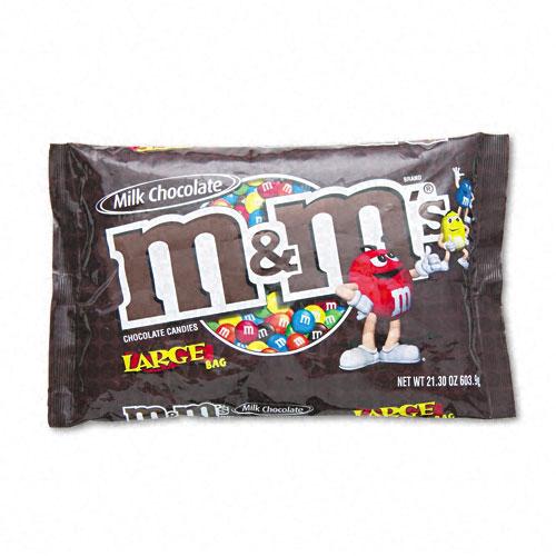 M&M'S Milk Chocolate Candy Family Size Bag, 19.2 oz - Food 4 Less